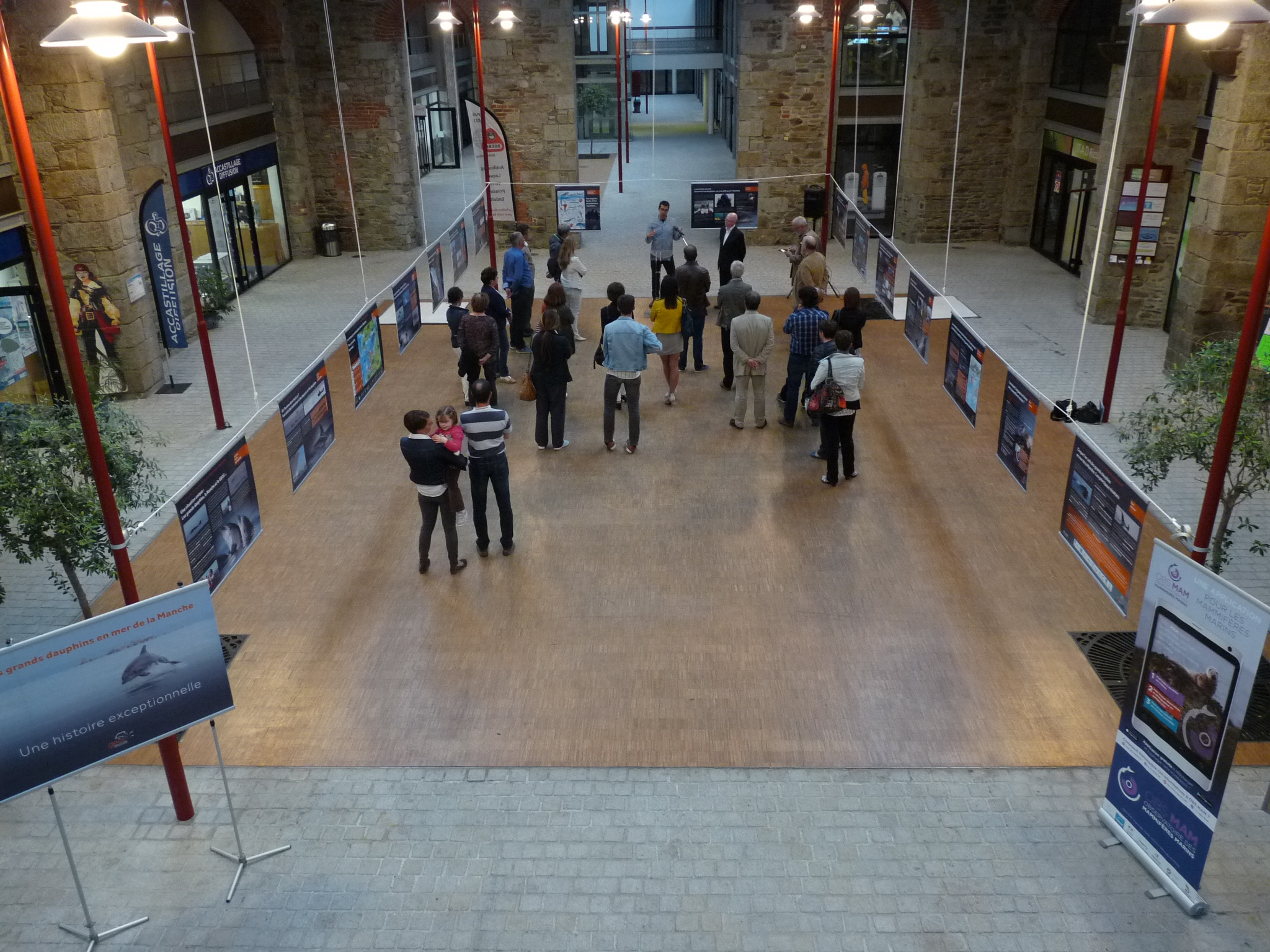 Vernissage de l'exposition du GECC au carré Rosengart de Saint-Brieuc